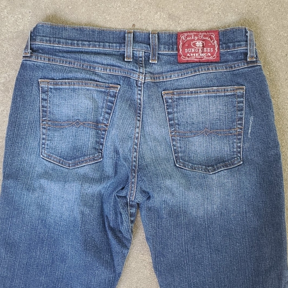 RELISTED Lucky Brand Dungarees midrise flare jeans - Picture 3 of 3